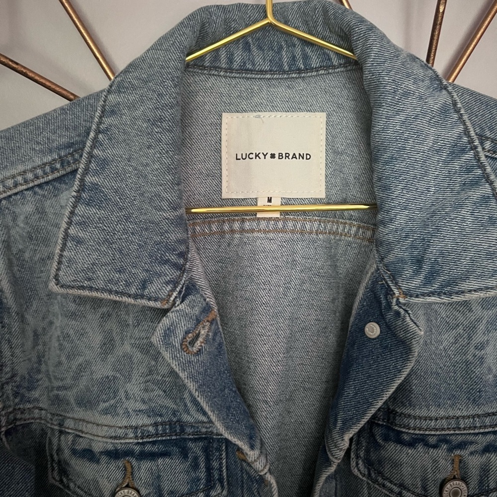 Lucky Brand Light Blue Denim Jacket - Picture 2 of 4